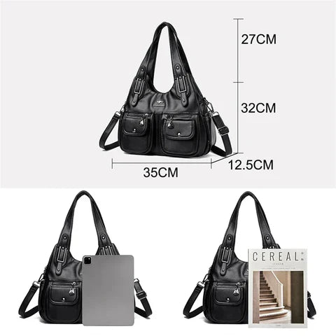 Anea Vintage-Inspired Crossbody Bag