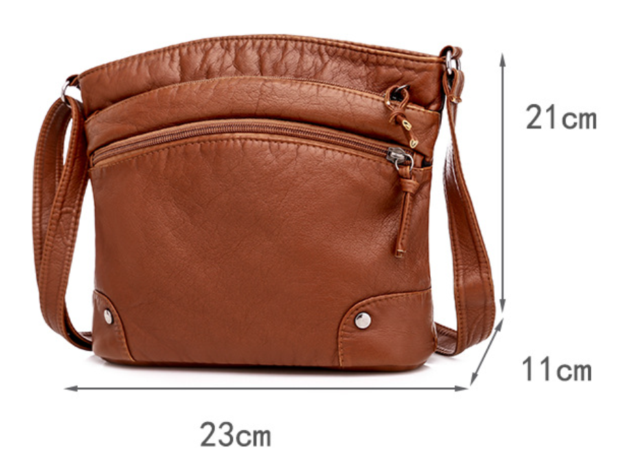Freya - Elegant Leather Shoulder Bag