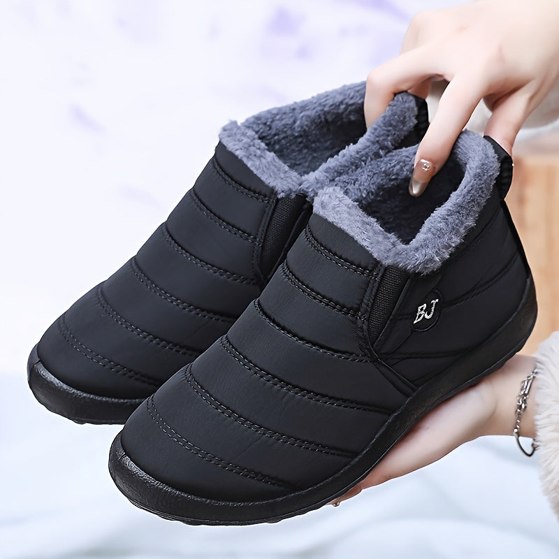 Belinda-Jill | Cozy Winter Slip-On Boots