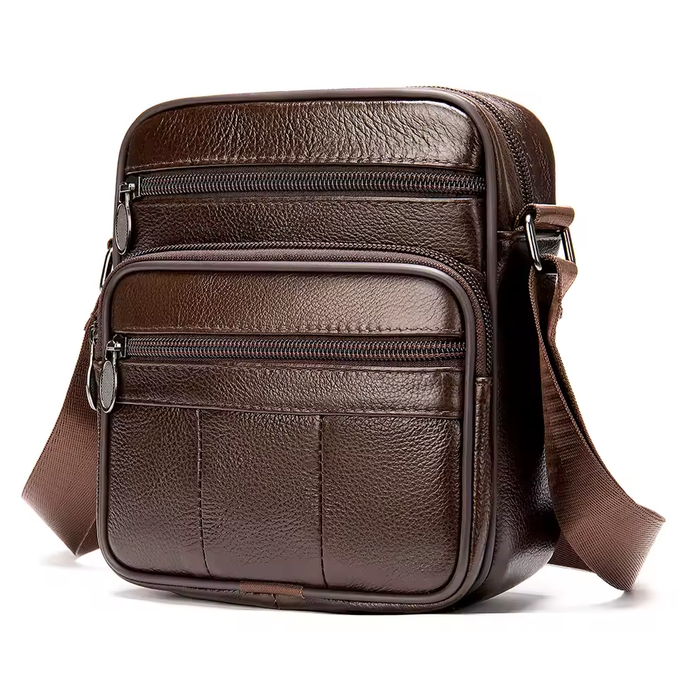 Franco | Stylish Leather Shoulder Bag for the Contemporary Gentleman