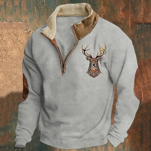 Antler™ | Cozy Quarter-Zip Fleece Jacket
