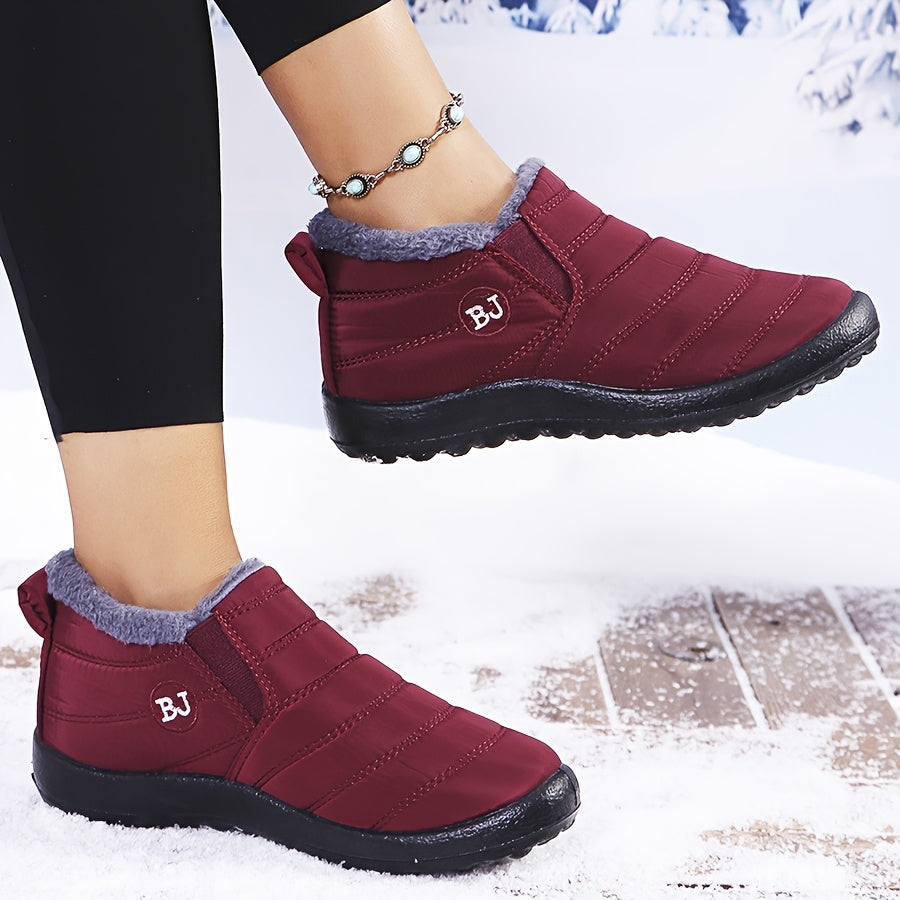 Belinda-Jill | Cozy Winter Slip-On Boots