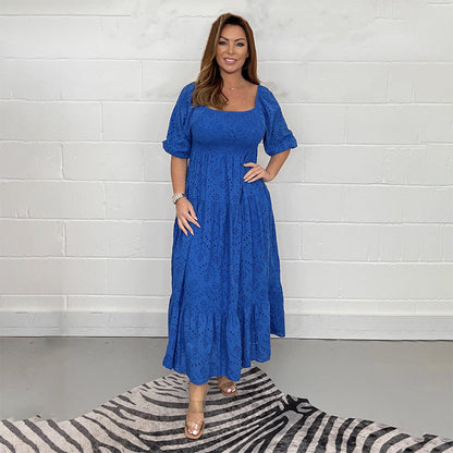 Global Allure: Breezy Summer Midi Dress