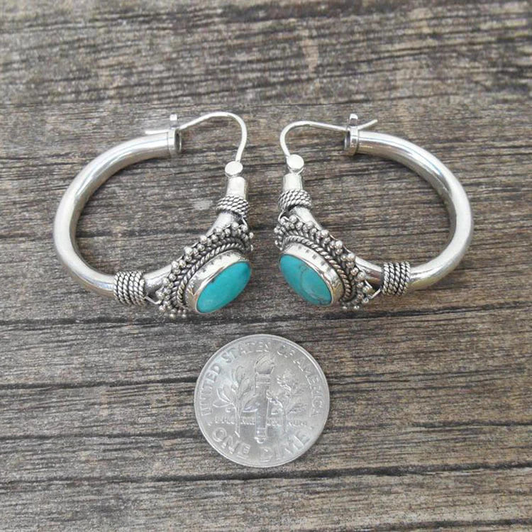 Retro Turquoise Earrings