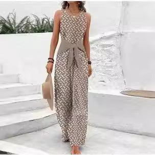 Serena™ - Sleeveless Round Neck Romper