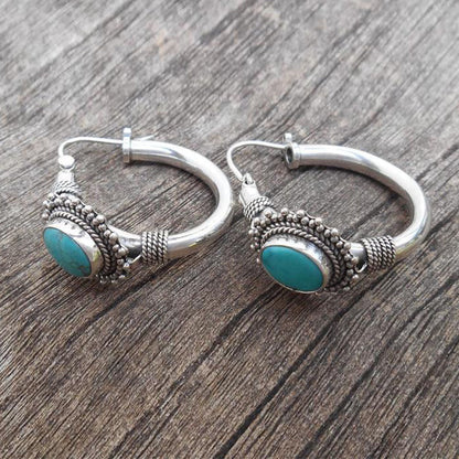 Retro Turquoise Earrings
