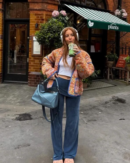 Isabella™ - Classic Floral Vintage Coat