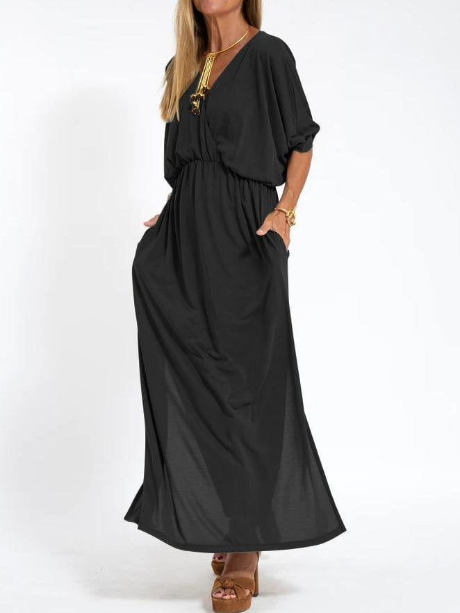 Timeless Elegance: Global Allure Maxi Dress