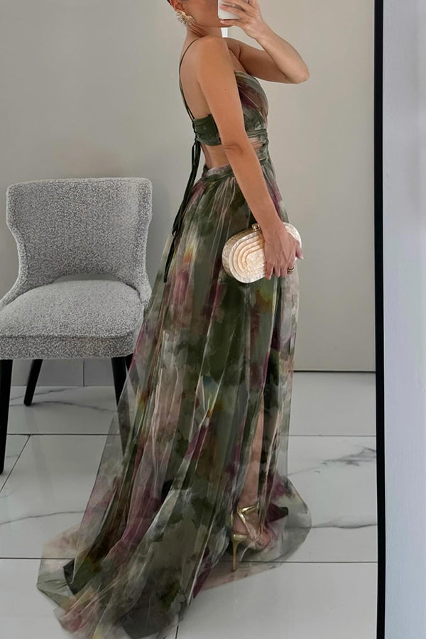 Alexia™ | Graceful Petal Maxi Dress