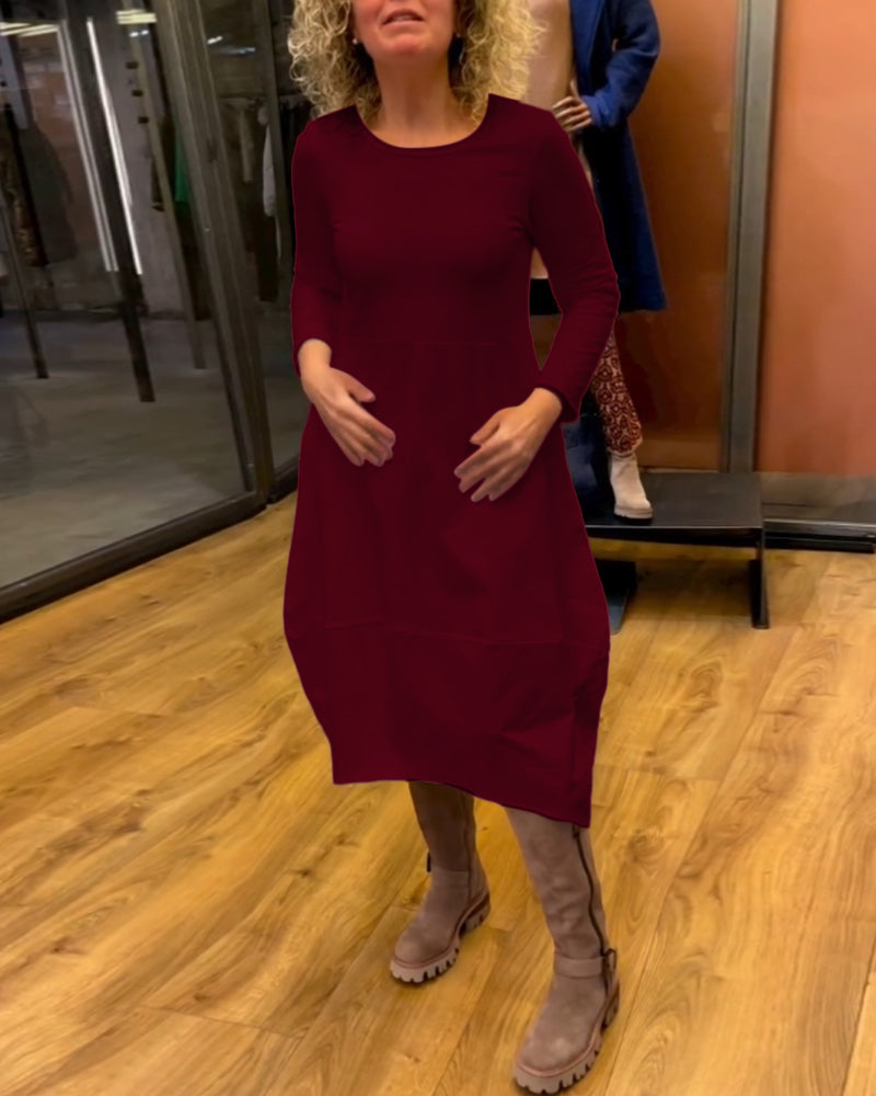 Eloise™ Midi Dress with Pockets