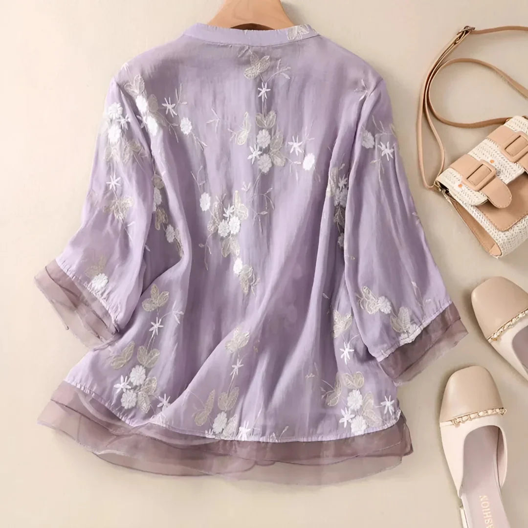 Seraphina™ | Elegant Embroidered Top