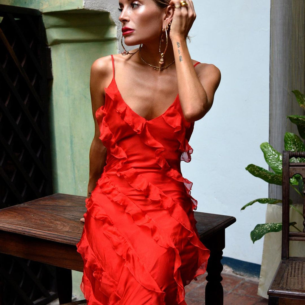 Ruffled Dress by Mara