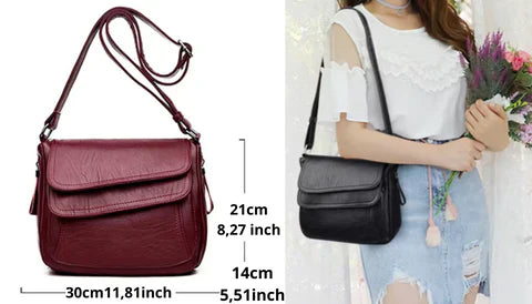 Annemarte Genuine Leather Handbag