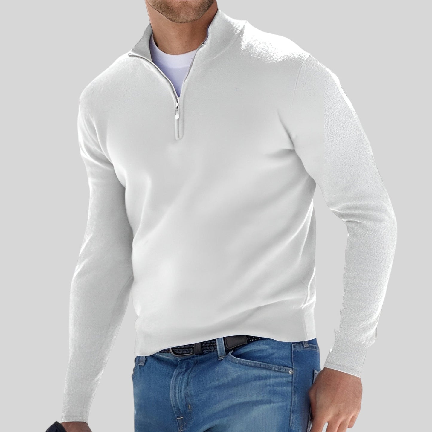 Logan™ | Premium Men's Half-Zip Sweater