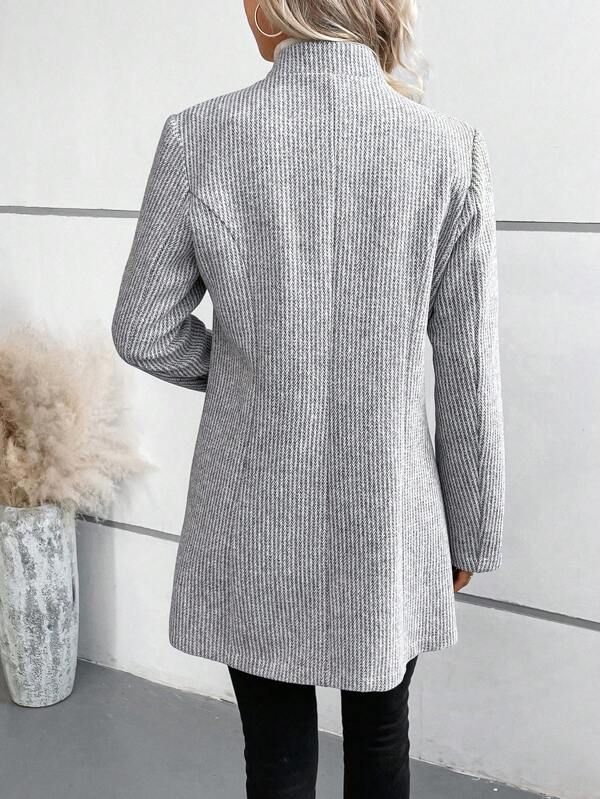 Ava™ - Timeless Button-Up Blazer Coat