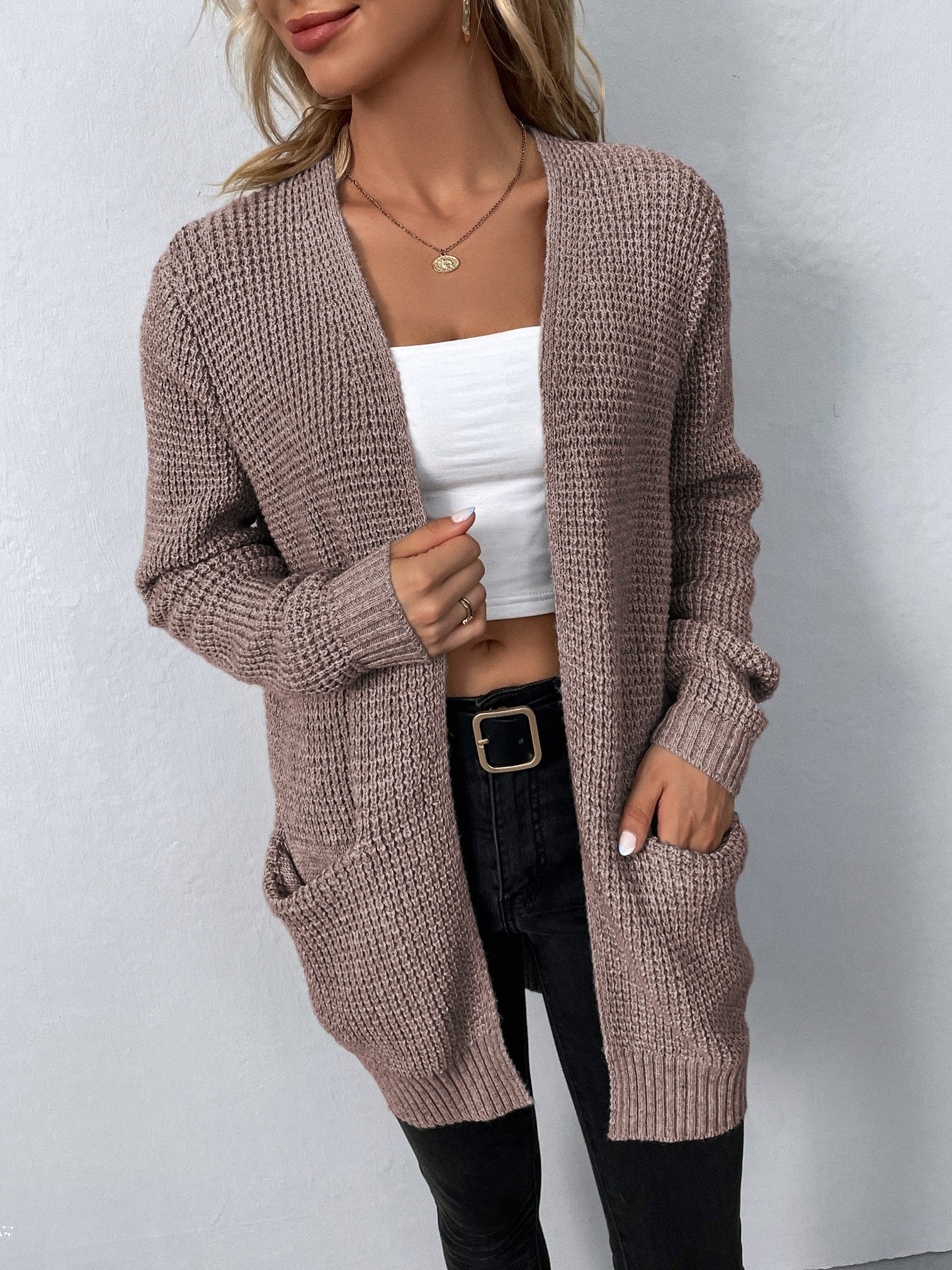 Isabella™ - Soft Open-Front Knit Cardigan