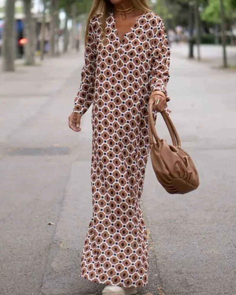 Ivy's Elegant Flow Dress