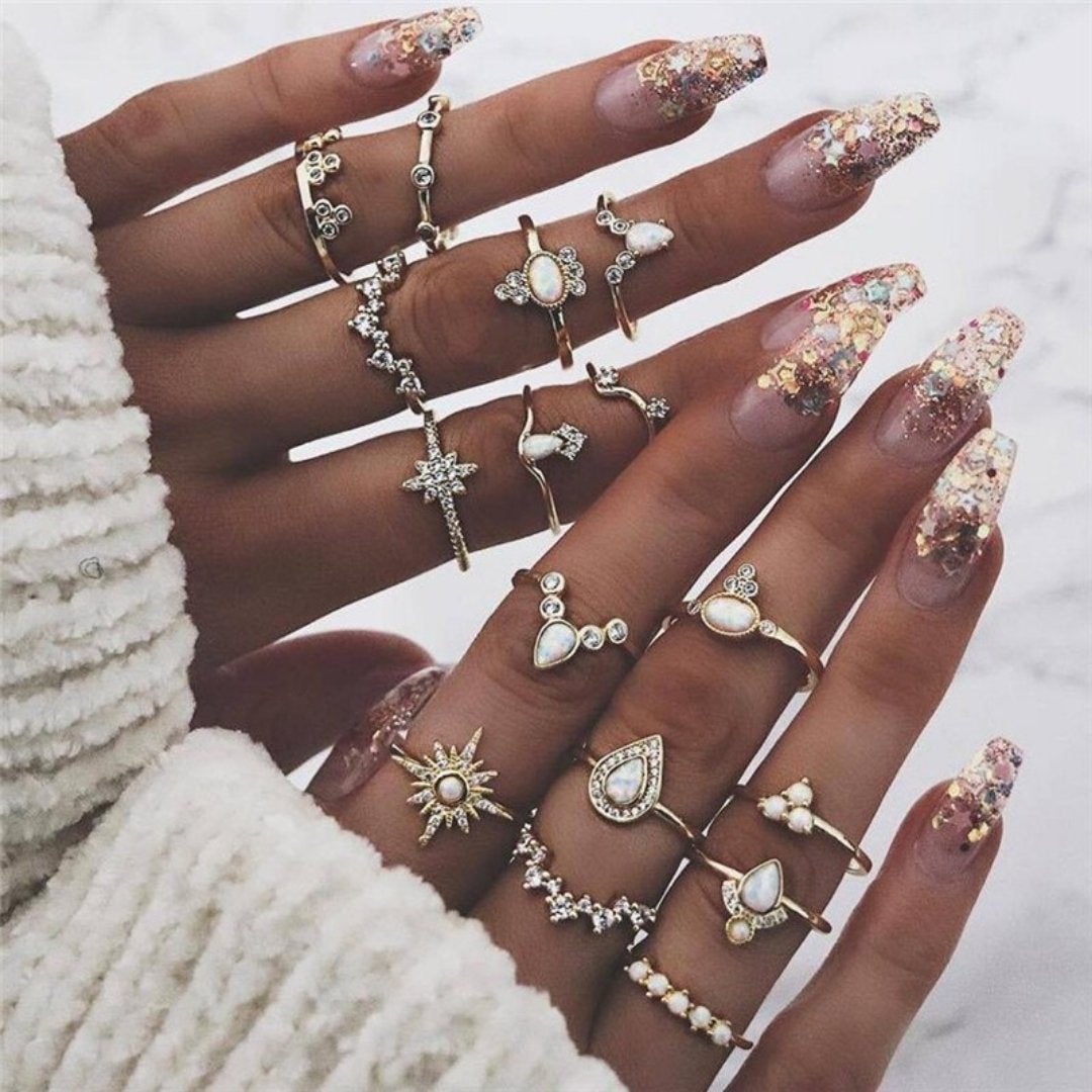 Exclusive Premium Set of 8 to 12 Rings