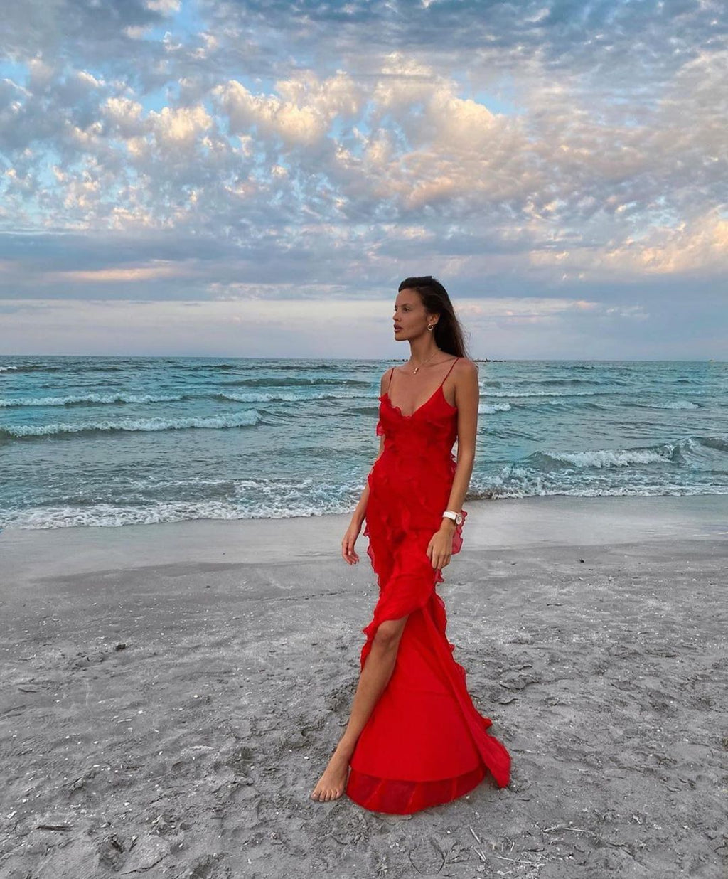 Ruffled Dress by Mara
