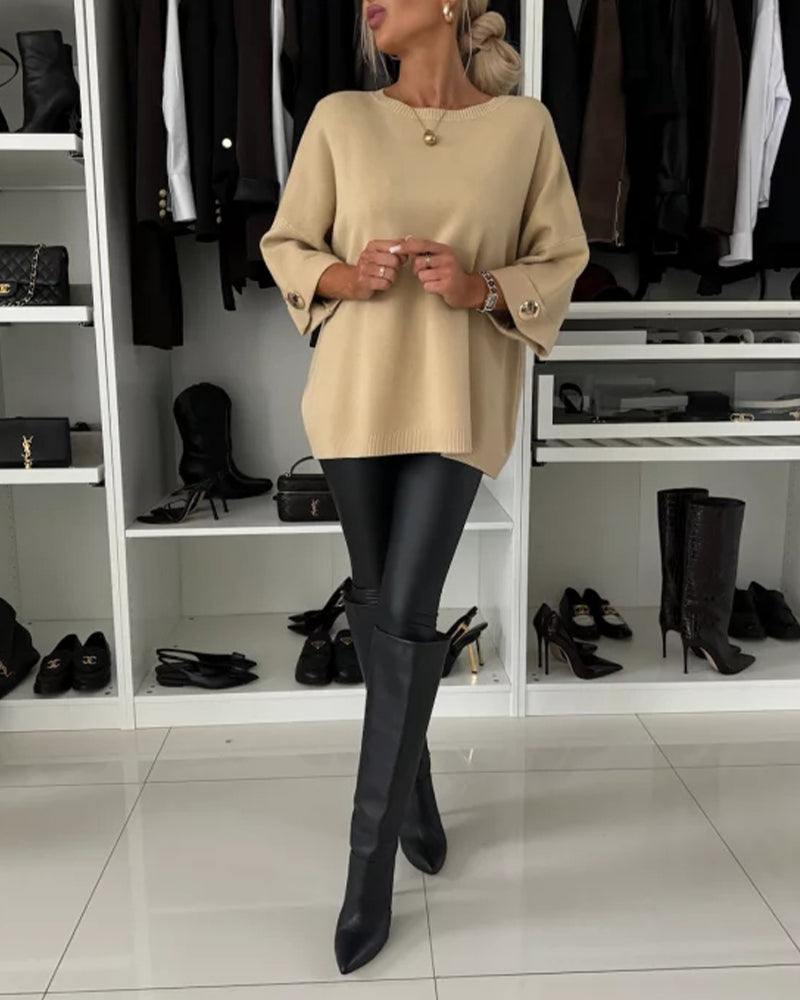 Valencia™ – Elegant Knit Blouse