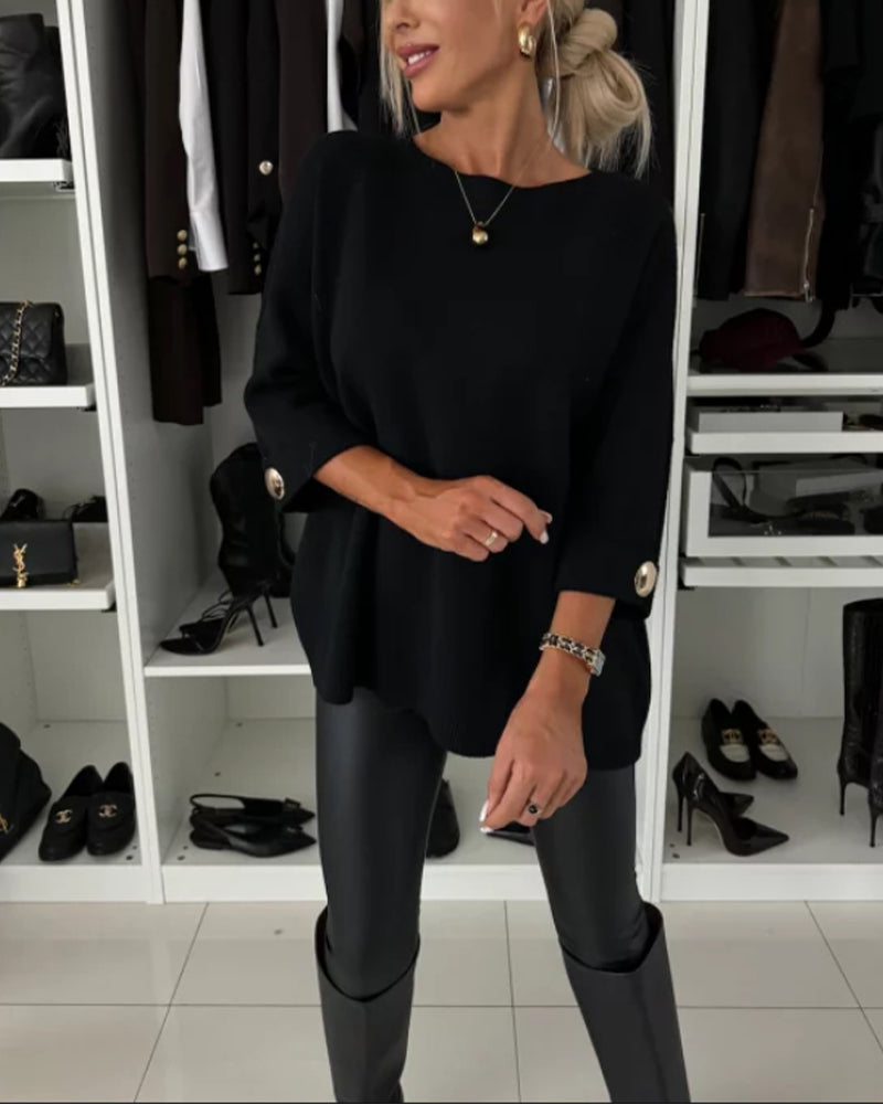 Valencia™ – Elegant Knit Blouse