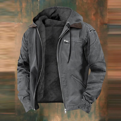 Ryder™ Men's Hooded Jacket with Cozy Sherpa Lining