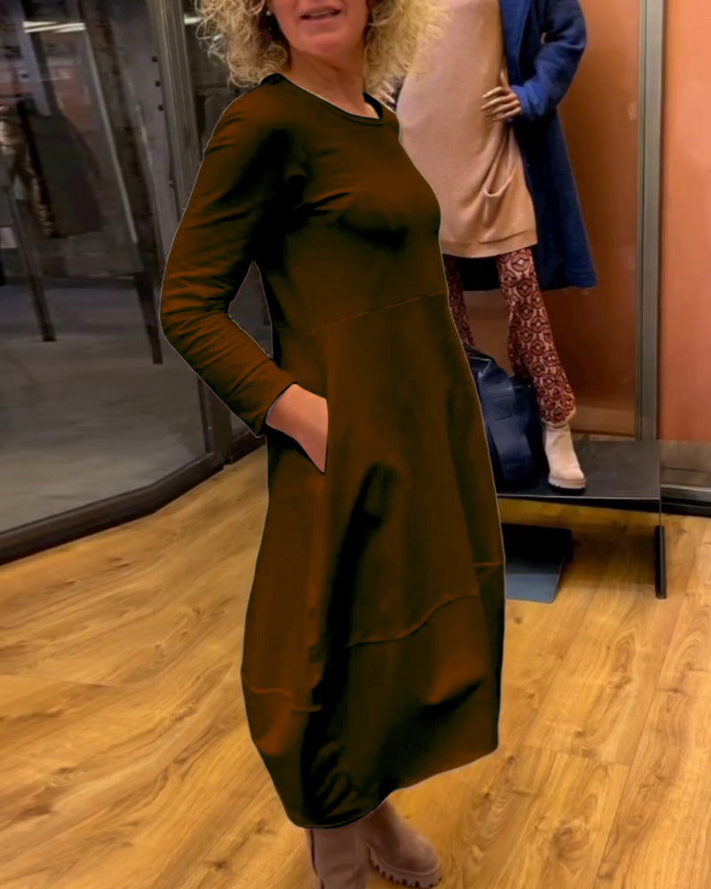 Eloise™ Midi Dress with Pockets
