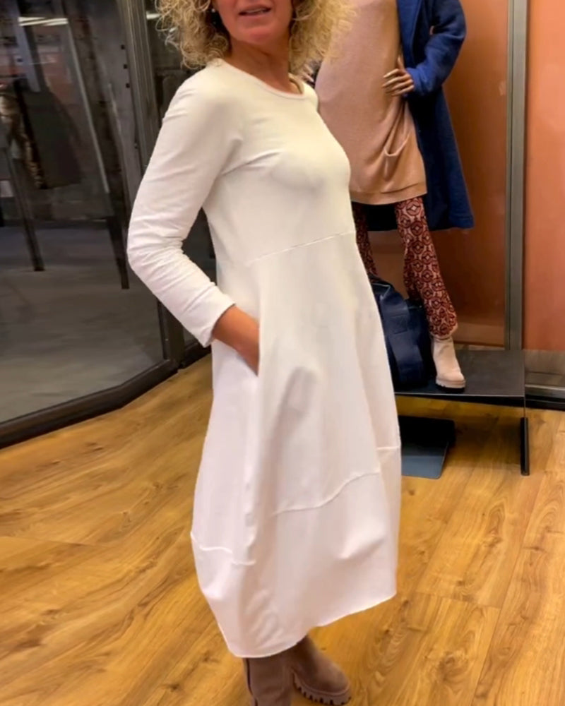 Eloise™ Midi Dress with Pockets