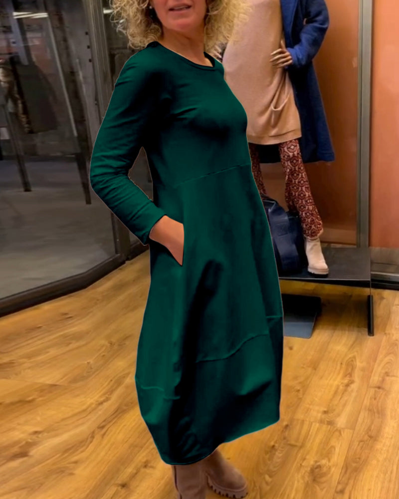 Eloise™ Midi Dress with Pockets