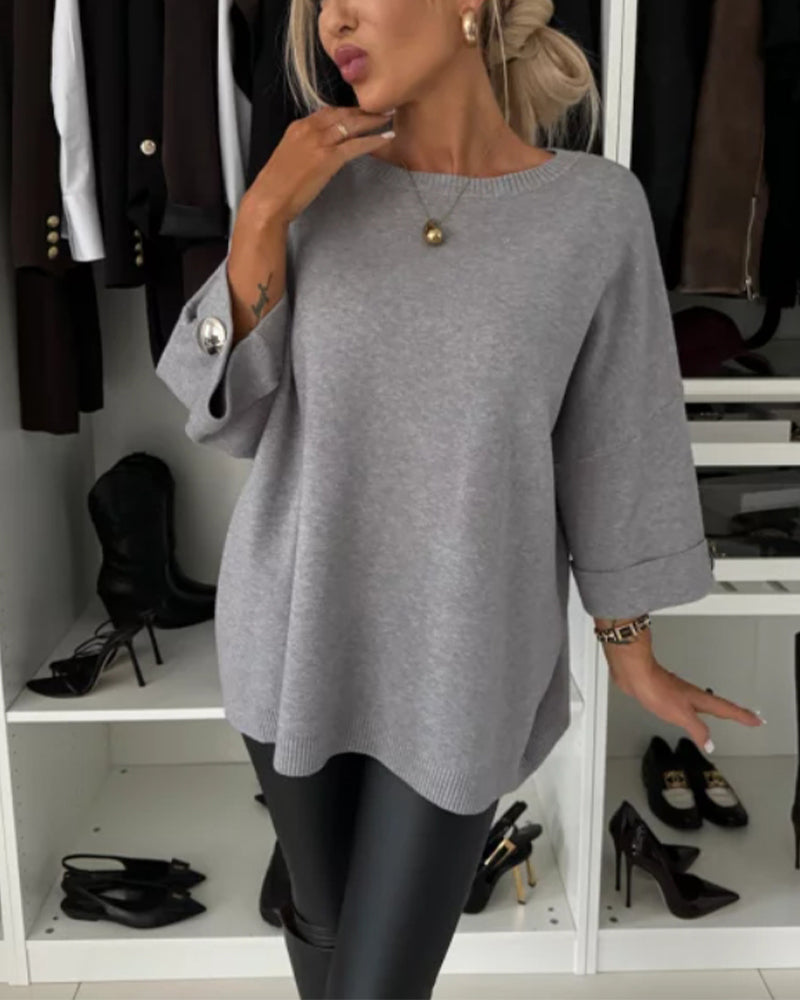 Valencia™ – Elegant Knit Blouse