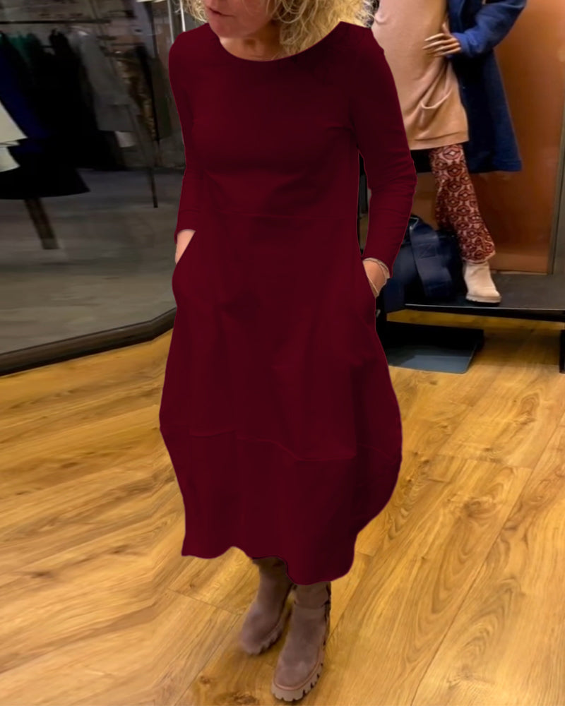 Eloise™ Midi Dress with Pockets