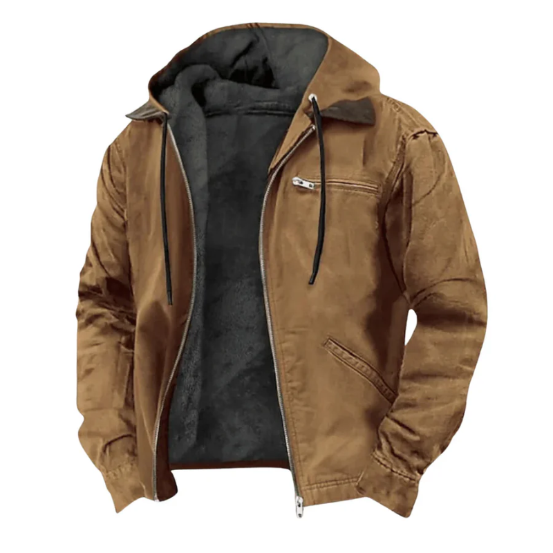 Ryder™ Men's Hooded Jacket with Cozy Sherpa Lining