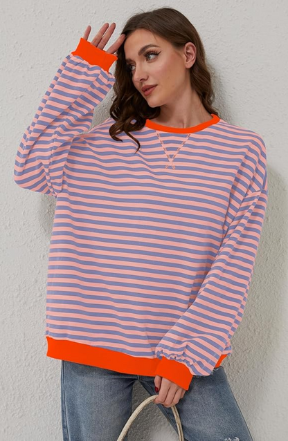 Luna™ Casual Striped Pullover