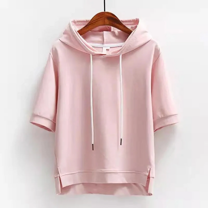 Élan Short Sleeve Pullover Hoodie