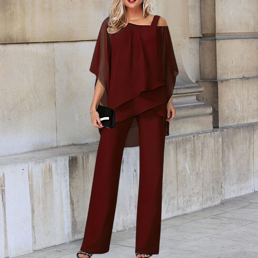 Charlotte's Cascade - Sophisticated Two-Piece Set