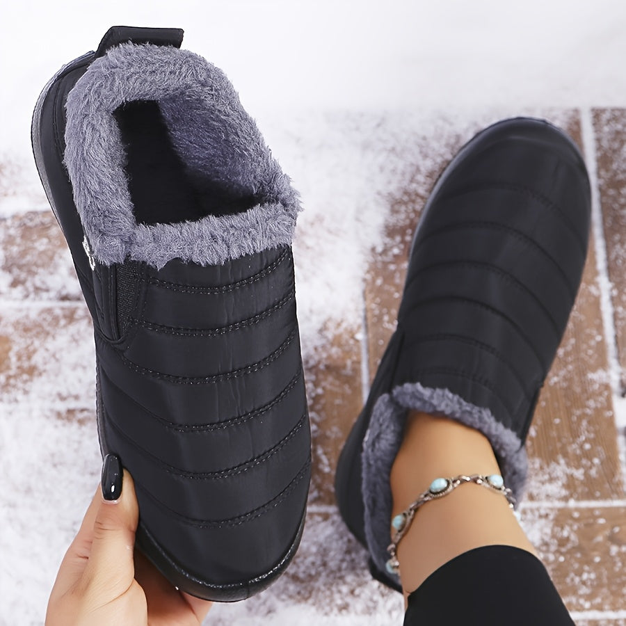 Belinda-Jill | Cozy Winter Slip-On Boots