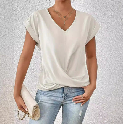 ARIA - Short Sleeve Top in Organic Cotton