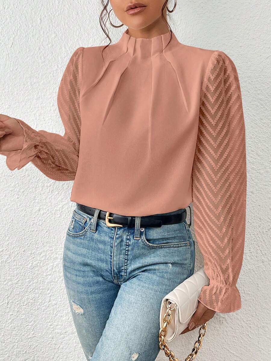 Amelia's Charm - Lace Sleeve Top