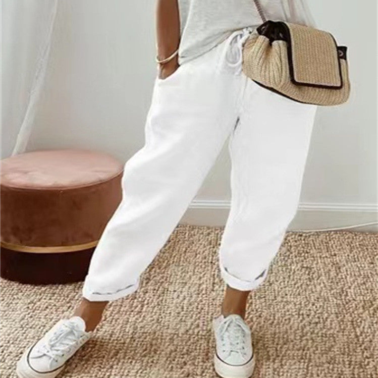 Timeless Linen Comfort Trousers