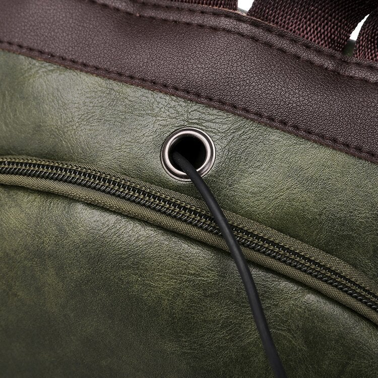 Maria | Stylish Leather Backpack with Generous Storage Space