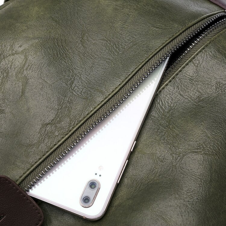 Maria | Stylish Leather Backpack with Generous Storage Space