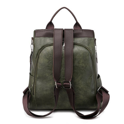 Maria | Stylish Leather Backpack with Generous Storage Space