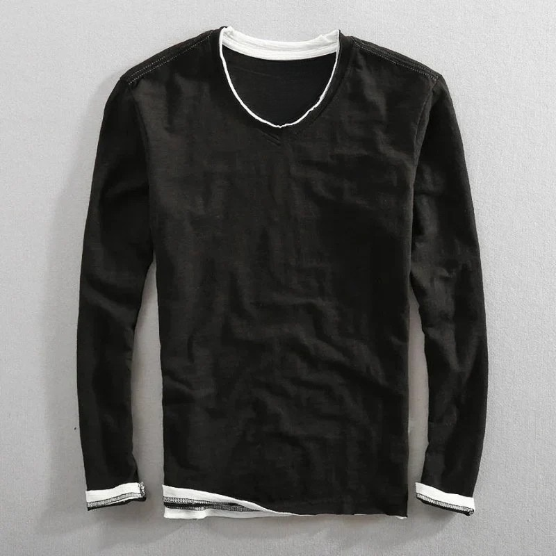 Relaxed Fit Long Sleeve Cotton Shirt