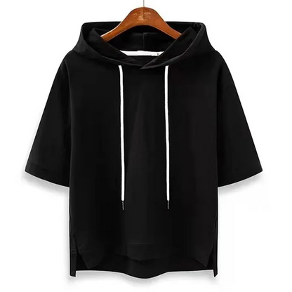 Élan Short Sleeve Pullover Hoodie