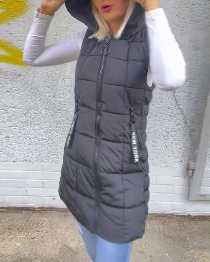 Nova™ - Quilted Hooded Vest for Urban Style