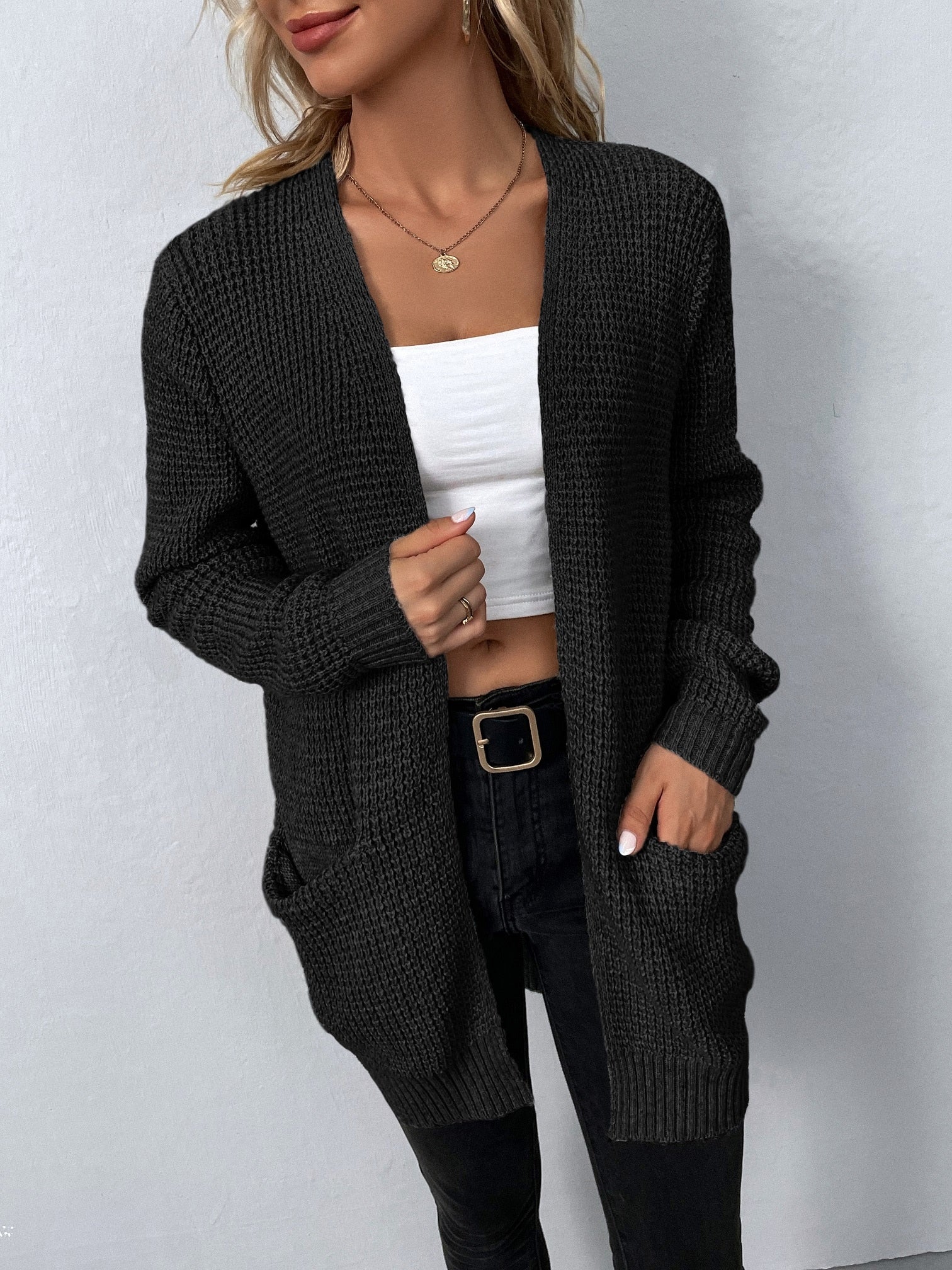 Isabella™ - Soft Open-Front Knit Cardigan