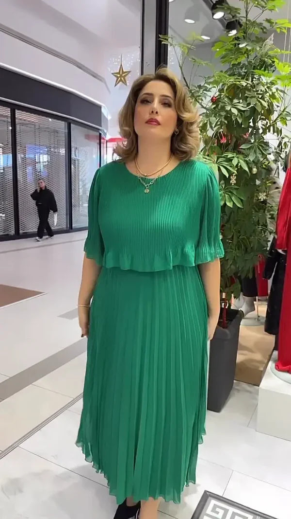 Sophia's - Elegant Flowy Midi Dress