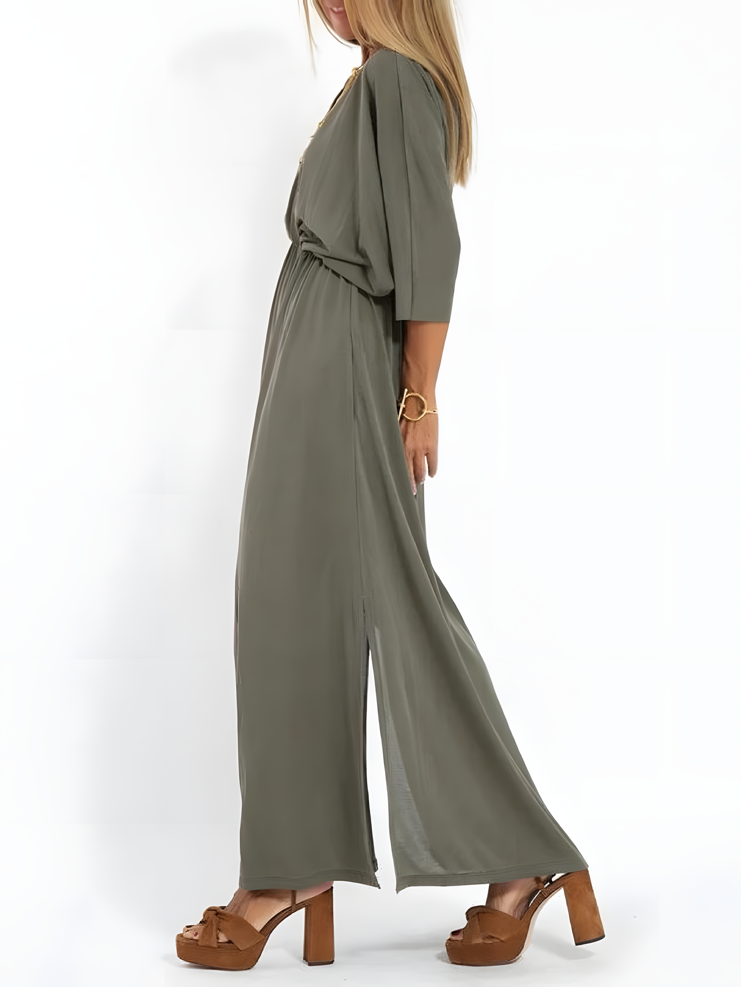 Timeless Elegance: Global Allure Maxi Dress