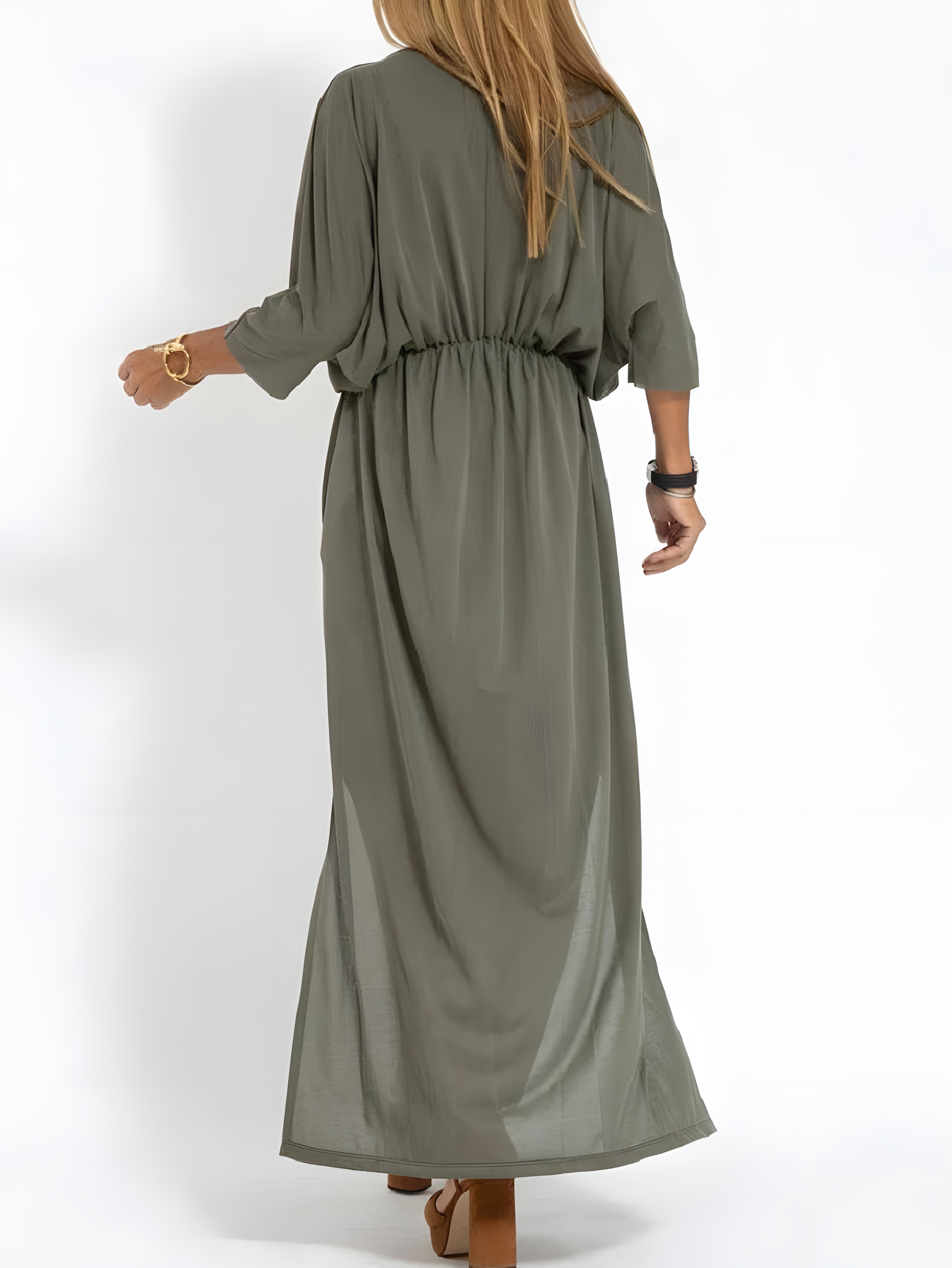 Timeless Elegance: Global Allure Maxi Dress