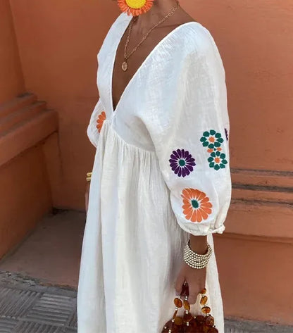 Maeann™ | Elegant Embroidered Dress